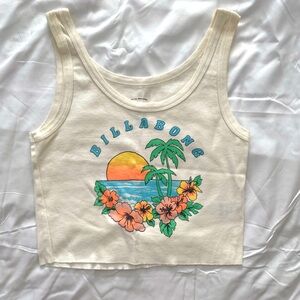 Billabong cropped tank top